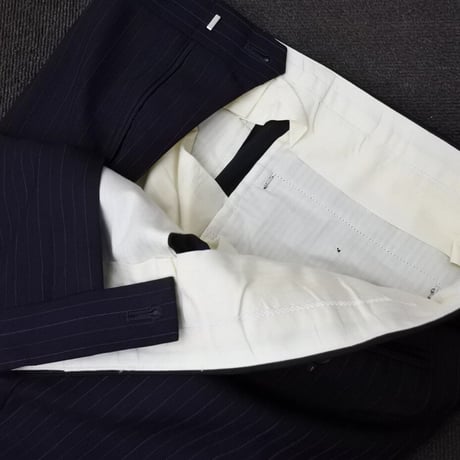 L148｜Paul Smith SOHO ２Bダークネイビーストライプスーツ(L) 定価121,000円 ポールスミス