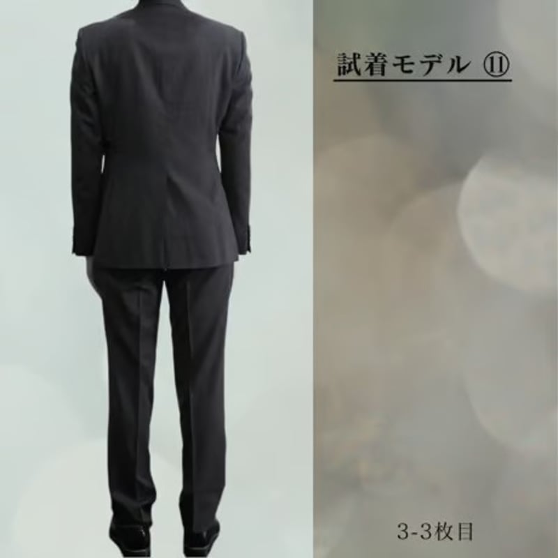 209｜BEAMS HEART 2Bブラウングレードット柄スーツ(44) ビームス