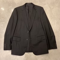 L163.5｜Paul Smith SOHO 2Bブラックシャドーストライプスーツ(L) 定価99,000円 ポールスミス