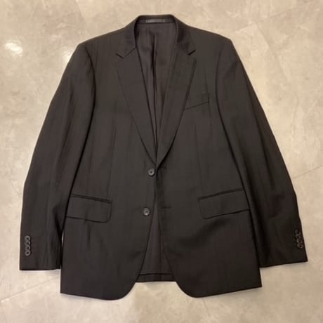 L163.5｜Paul Smith SOHO 2Bブラックシャドーストライプスーツ(L) 定価99,000円 ポールスミス