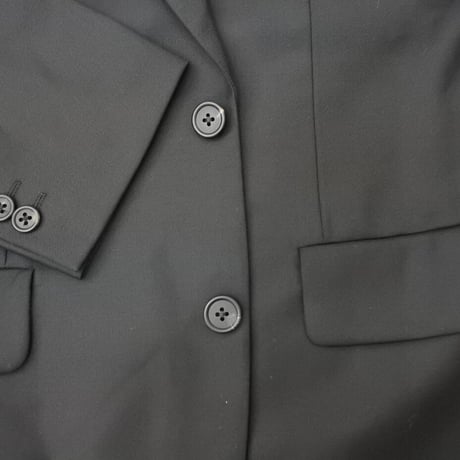 L155｜Paul Smith×ロロピアーナ 2Bブラックスーツ(L) 定価143,000円 ポールスミス