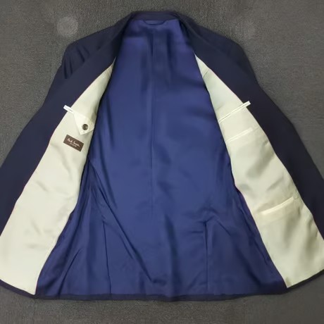 M68｜Paul Smith Collection ２Bネイビードット柄スーツ(M) 定価125,000円 ポールスミスコレクション