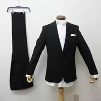 206｜Paul Smith 2Bブラックリネンスーツ(S) 定価99,000円 ポールスミス
