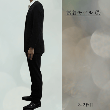 XL185｜TOMORROWLAND✕DRAGO 2B織柄ブラックスーツ(50) 定価112,000円 トゥモローランド