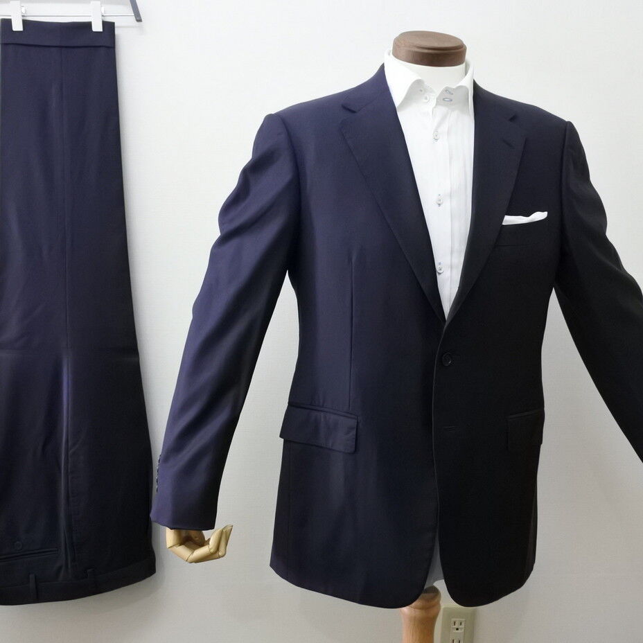 UNITED ARROWS 段返り3Bネイビースーツ(48) 定価84,700円 XL182｜UNITED ARROWS SOVEREIGN 段返り3Bダークネイビースーツ(5