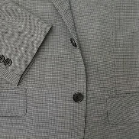 214｜BROOKS BROTHERS  段返り3ボタングレーチェックスーツ(37SHT) 定価84,500円 ブルックスブラザーズ