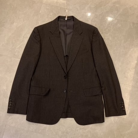 L156｜Paul Smith Collection×Hield ２Bダークグレーストライプスーツ(LX) 定価135,000円 ポールスミスコレクション