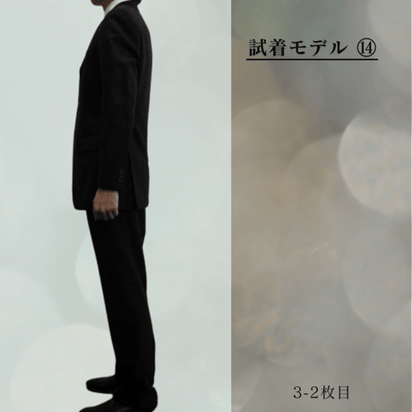 M222｜D'URBAN 3Bブラックストライプスーツ(Y5) ダーバン