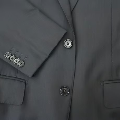 M95｜BEAMS F 2Bダークネイビーシャドーストライプスーツ(46) 定価96,800円 ビームスF