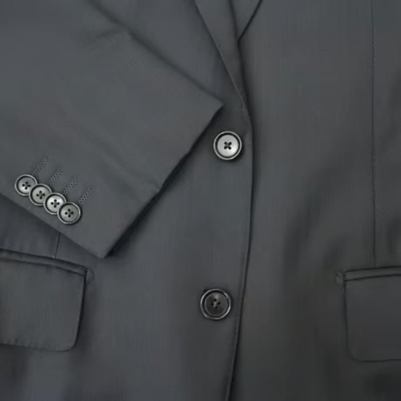 103｜BEAMS F 2Bダークネイビーシャドーストライプスーツ(46