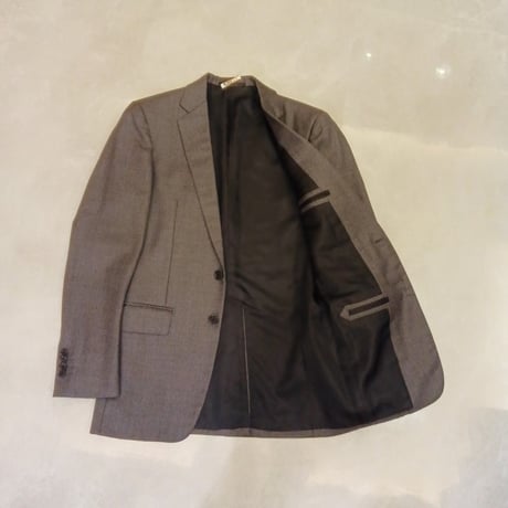 XS9｜UNITED ARROWS SOVEREIGN 2Bグレーチェックスーツ(42) 定価152,000円 ユナイテッドアローズ