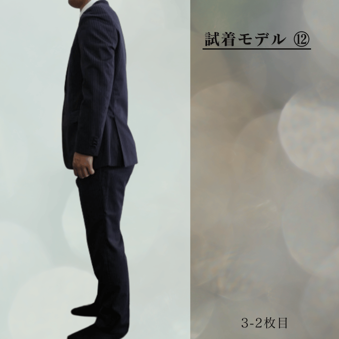 L162｜Paul Smith 2Bダークネイビーストライプスーツ(L2) 定価99,000円