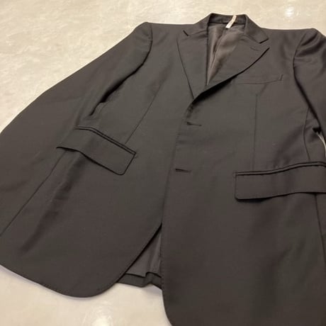 S36｜International Gallery BEAMS✕ロロピアーナ 2Bブラックスーツ(44) 定価132,000円 インターナショナルギャラリービームス