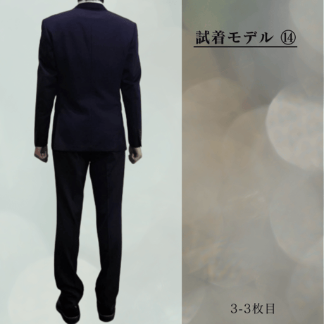 L137｜Paul Smith 2Bネイビーストライプスーツ(L) 定価88,000円 ポールスミス