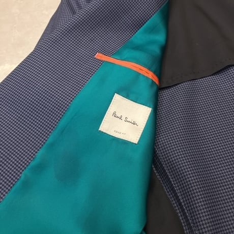 M207｜Paul Smith SOHO 2Bブルー千鳥柄スーツ(M2) 定価132,000円 ポールスミス
