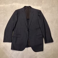 L164｜UNITED ARROWS SOVEREIGN 2Bダークグレーストライプスーツ(54) 定価152,000円 ユナイテッドアローズ