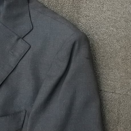 XL184｜International Gallery BEAMS 段返り3ボタンダークグレースーツ(50) 定価132,000円 インターナショナルギャラリービームス