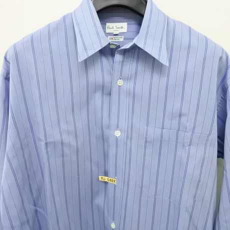 シャツM16｜Paul Smith  ブルーストライプシャツ(M)