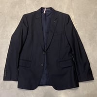 L136｜Paul Smith SOHO ２ボタンネイビーストライプスーツ(L) 定価101,000円 ポールスミス