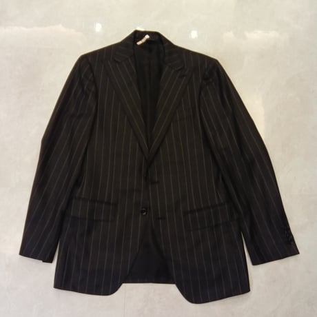 XL175｜D'URBAN( ダーバン) 2Bダークグレーストライプスーツ(Y7)