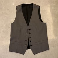 B6｜EDEIFICE グレー【リバーシブル】ベスト エディフィス