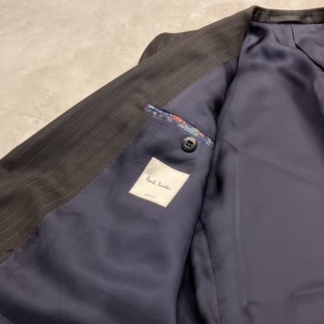 S17｜Paul Smith SOHO 2Bダークネイビーストライプスーツ(S) 定価132,000円 ポールスミス