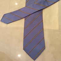 N23｜BURBERRY BLACK LABEL 水色レジメンタイ