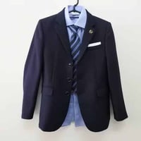 302｜BEAMS DESIGN 3Bネイビー３点セットキッズスーツ(150) ビームス
