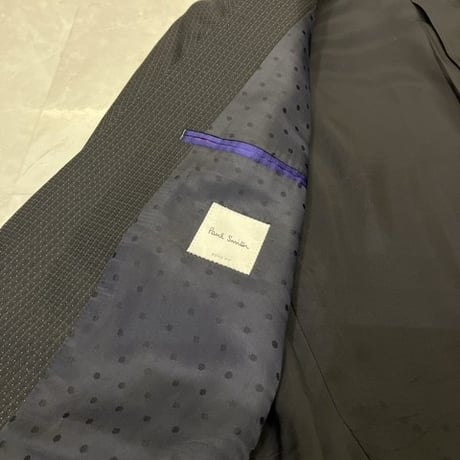 M125｜Paul Smith SOHO 2Bブラックドット柄スーツ(M2) 定価132,000円 ポールスミス