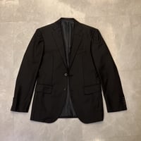 M66.5｜International Gallery BEAMS 2Bブラックスーツ(46) 定価132,000円 インターナショナルギャラリービームス