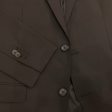 M70｜theory 2Bブラック3ピースフォーマルスーツ(38) 定価116,000円 セオリー
