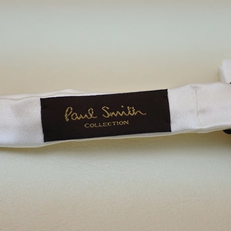 CN1｜Paul Smith COLLECTION 光沢ホワイト蝶ネクタイ