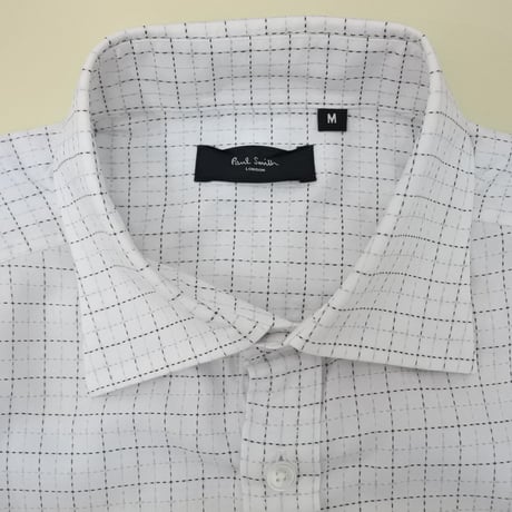 シャツM13｜Paul Smith  薄パープルチェックシャツ(M)