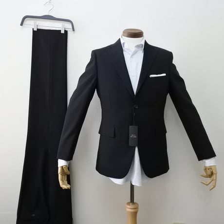 M126｜TETE HOMME(テット・オム) 2ブラックスーツ(AB5) 冠婚葬祭 フォーマル