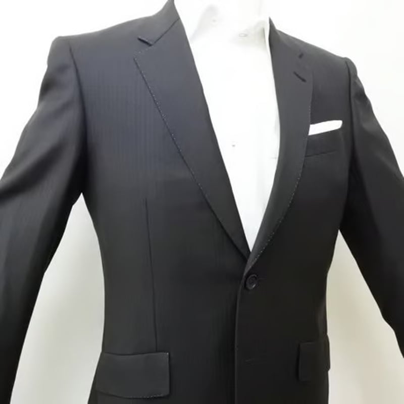 55｜Paul Smith Collection✕CERRUTI 2ボタンブラックシャドー