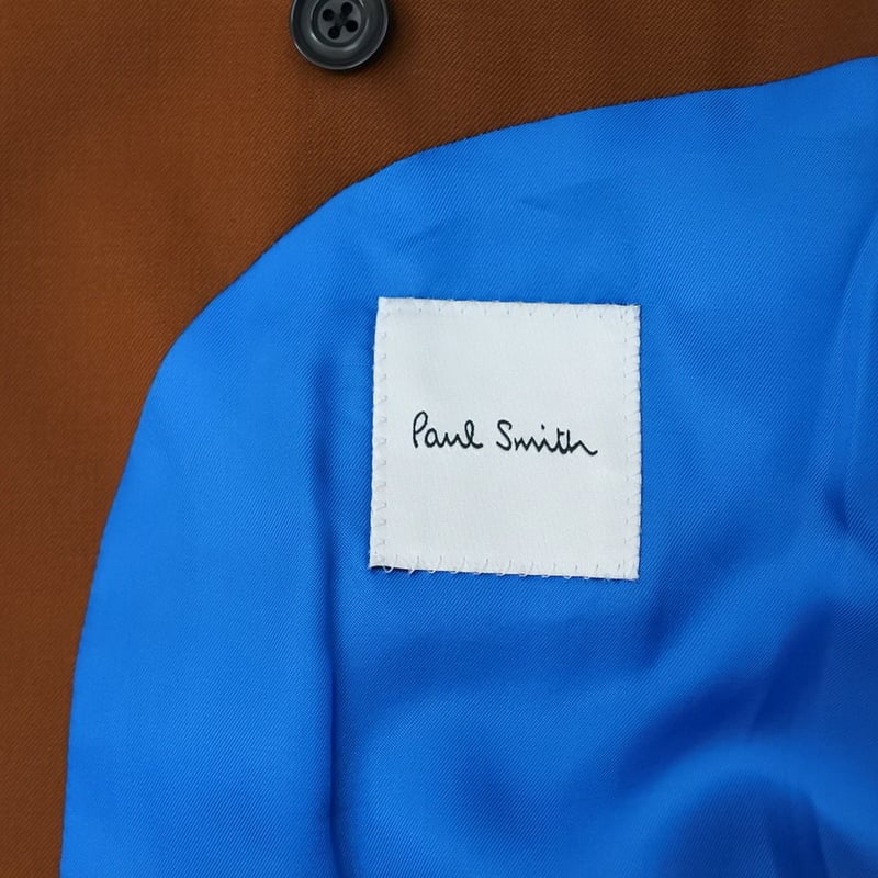 46｜Paul Smith 段返り3Bブラウンスーツ(XL) 定価121,000円