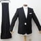 L141|Paul Smith SOHO✕ロロピアーナ 2ボタン艶ブラックスーツ(L) 定価145,000円 ポールスミス