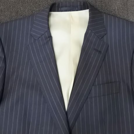 M65｜Paul Smith×DELFINO 2Bダークブラウンストライプスーツ(M) 定価99,000円 ポールスミス