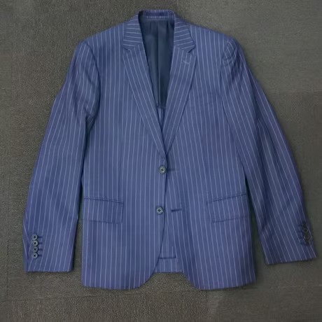 M73｜Paul Smith SOHO×Zegna 2Bネイビーストライプ３ピーススーツ(M) 定価165,000円 ポールスミス