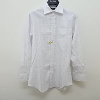 シャツM13｜Paul Smith  薄パープルチェックシャツ(M)