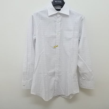 シャツM13｜Paul Smith  薄パープルチェックシャツ(M)
