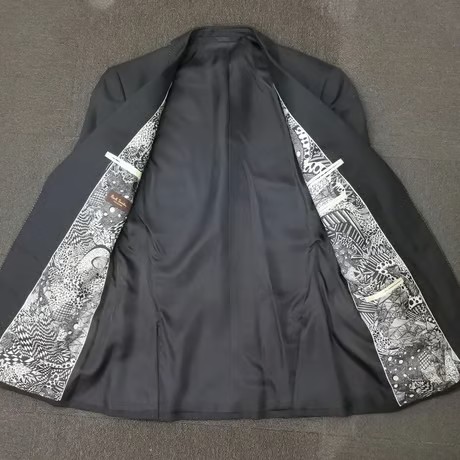 M78｜Paul Smith Collection ２Bブラックドット柄スーツ(M) 定価125,000円 ポールスミスコレクション