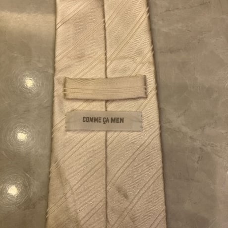 N11｜COMME CA MEN  ホワイトレジメンタイ