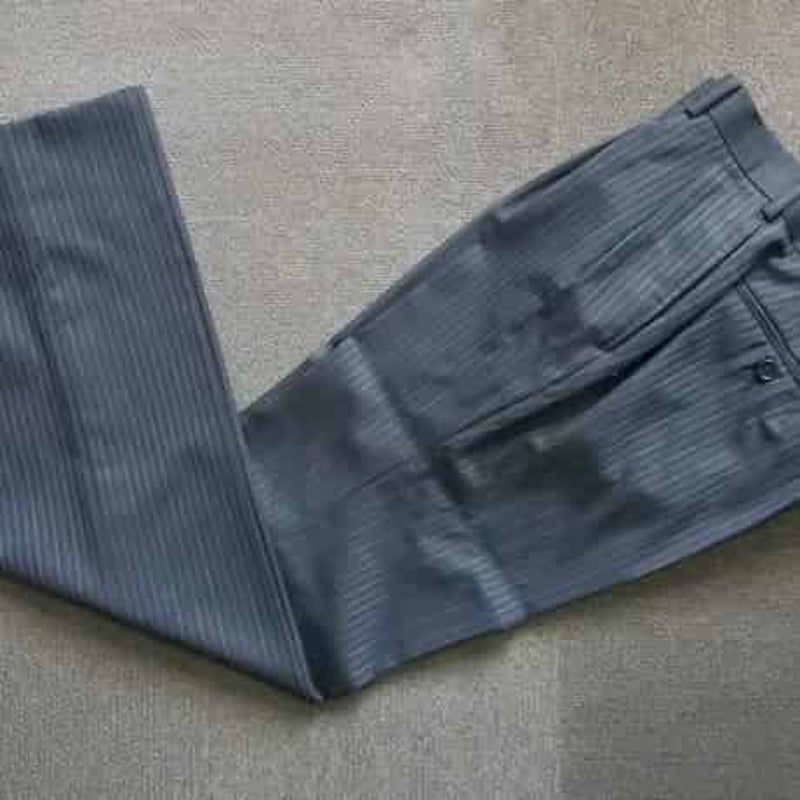 138|BURBERRY BLACK LABEL 段返り3Bブラックストライプスーツ(36 138|BURBERRY BLACK LABEL 段返り3Bブラックストライプスーツ(36