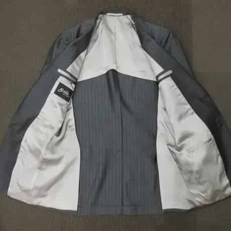 XS10｜Brilla per il gusto 2Bダークグレーストライプスーツ(42) 定価165,000円 BEAMS