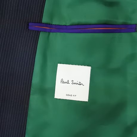 M124｜Paul Smith SOHO 2Bネイビーピンストライプスーツ(M2) 定価132,000円 ポールスミス