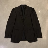 L134｜International Gallery BEAMS 段返り3Bグレーピンストライプスーツ(48) 定価123,000円 インターナショナルギャラリービームス