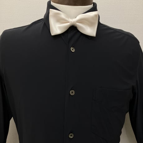 CN1｜Paul Smith COLLECTION 光沢ホワイト蝶ネクタイ