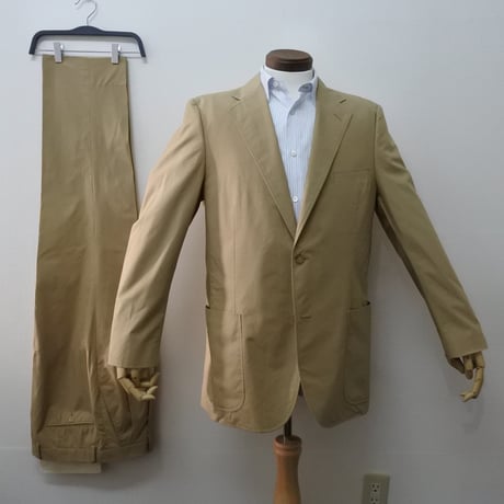 BURBERRY BLACK LABEL ベージュ スーツ 極美品□バーバリーブラックレーベル セットアップスーツ