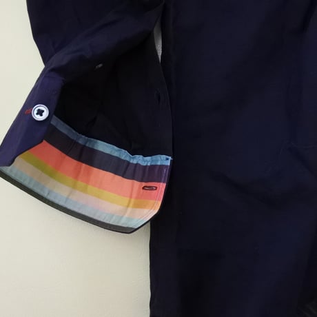 シャツS10｜Paul Smith  ダークネイビーシャツ(S)